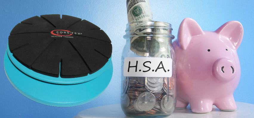 Core-Tex Sit and piggy bank for HSA