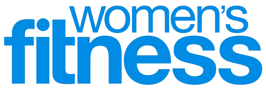 White and blue Women's Fitness logo