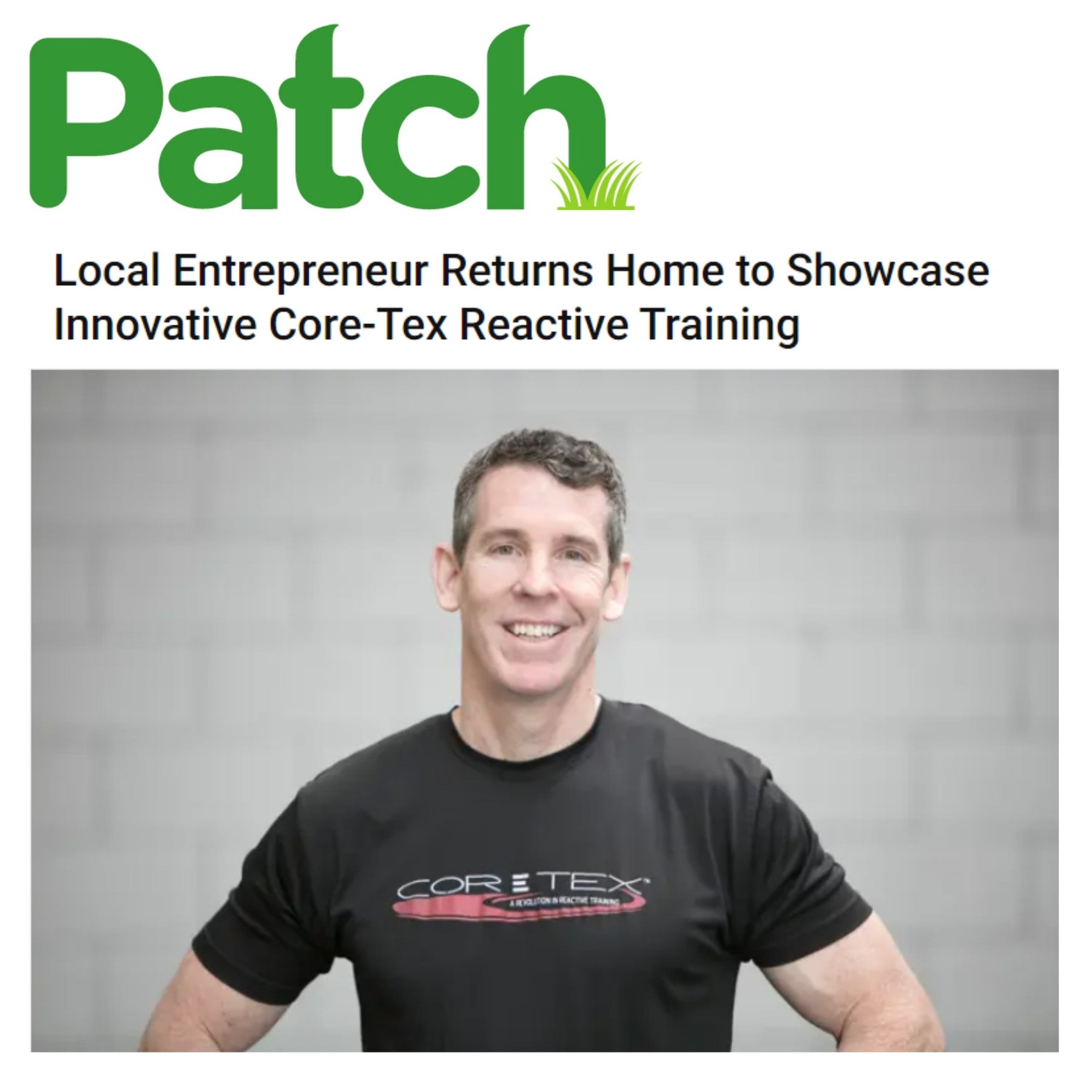 Local Entrepreneur Returns Home to Showcase Innovative Core-Tex Reactive Training