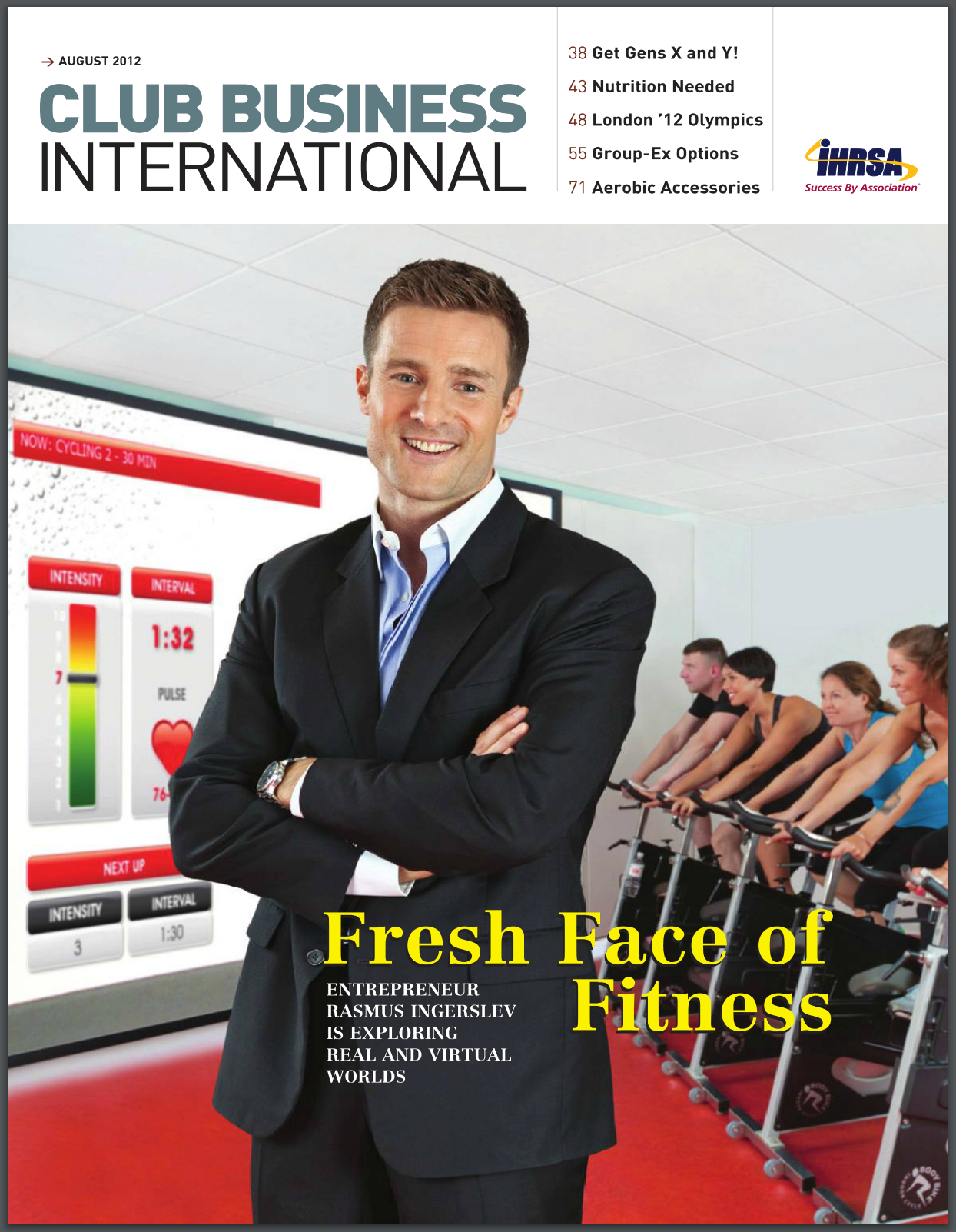 CLUB BUSINESS INTERNATIONAL MAGAZINE, AUGUST 2012: Innovations - FIT Extra Aerobics Activities