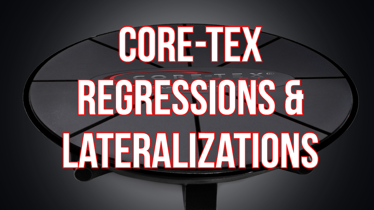 Core-Tex "Pinning" for Regressions and Lateralizations