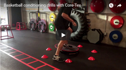 Basketball Inspired Conditioning Drills with Core-Tex