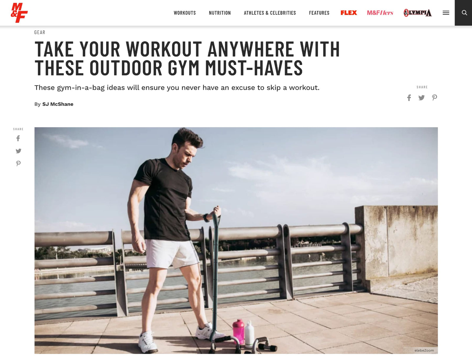 Muscle & Fitness: Take Your Workout Anywhere With These Outdoor