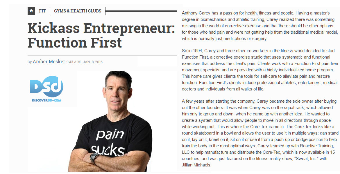 DISCOVERSD.COM, JANUARY 8, 2016: Kickass Entrepreneur: Function First